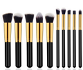 LumiQ Elegante Set de Brochas de Maquillaje con Mango de Madera