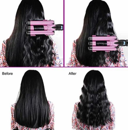LumiQ Rizador de Cabello con Triple Barril